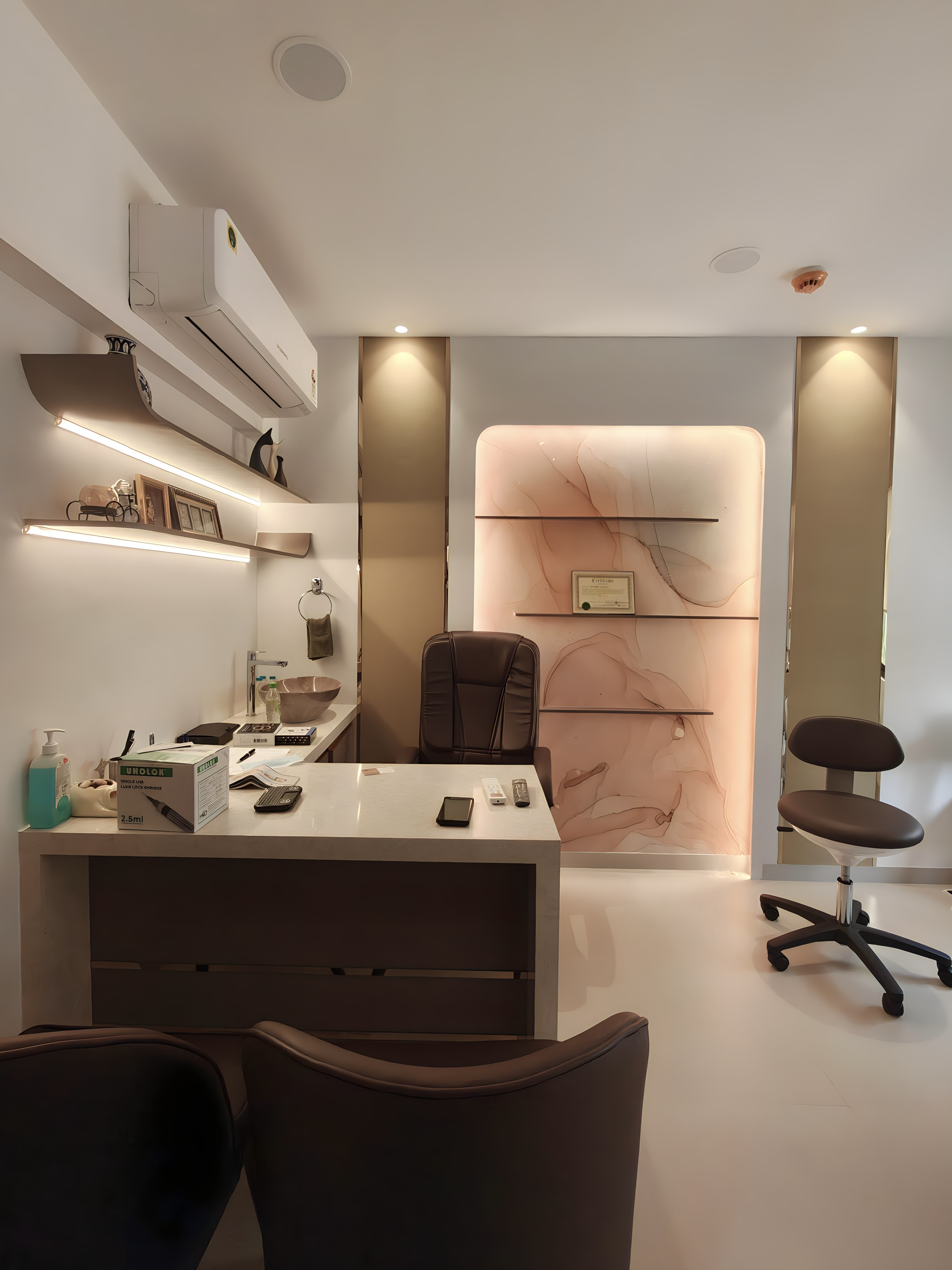 Comfortable treatment area at Soft Touch Dental Clinic