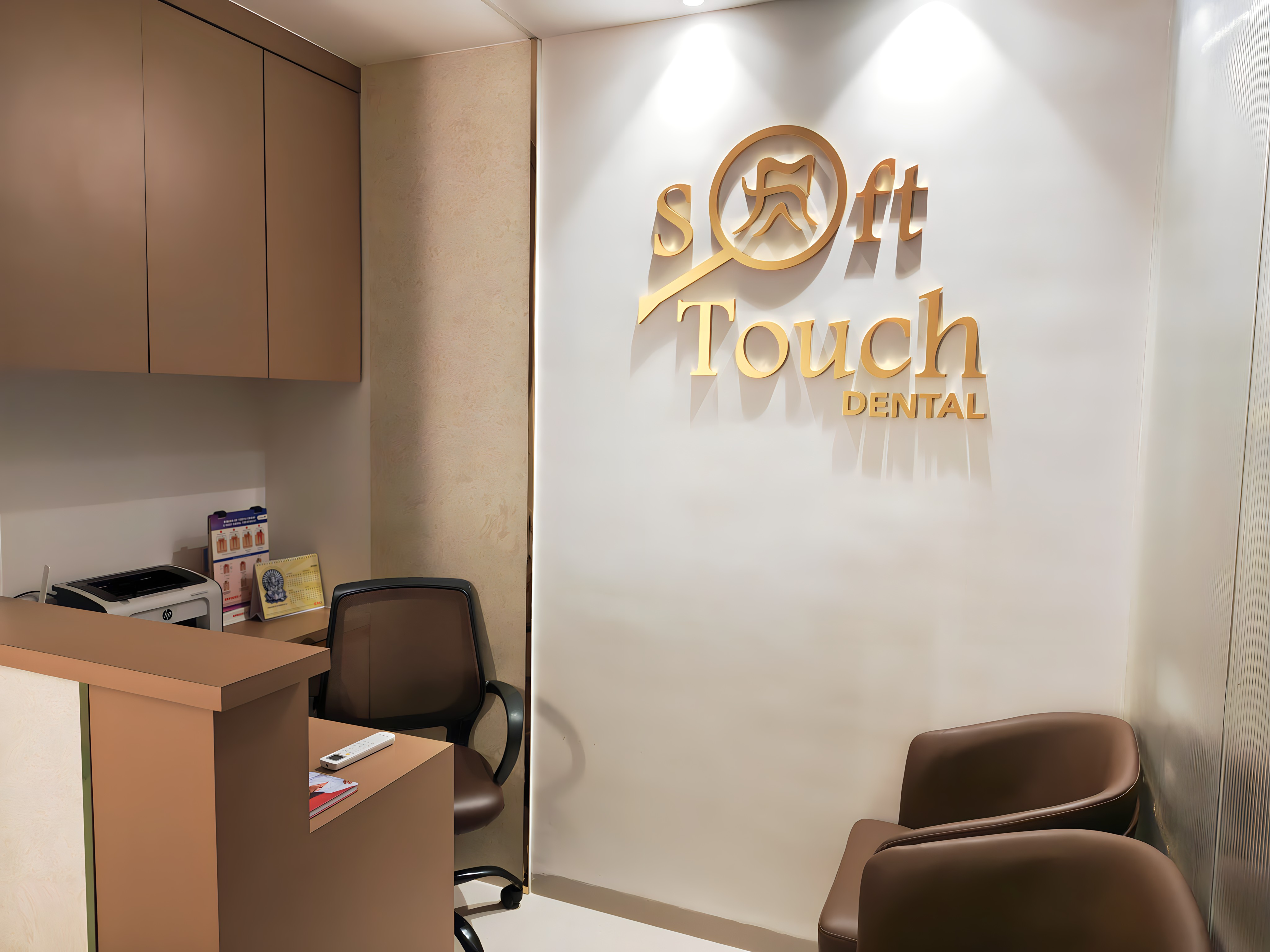 Reception area at Soft Touch Dental Clinic – Bhandup West Mumbai