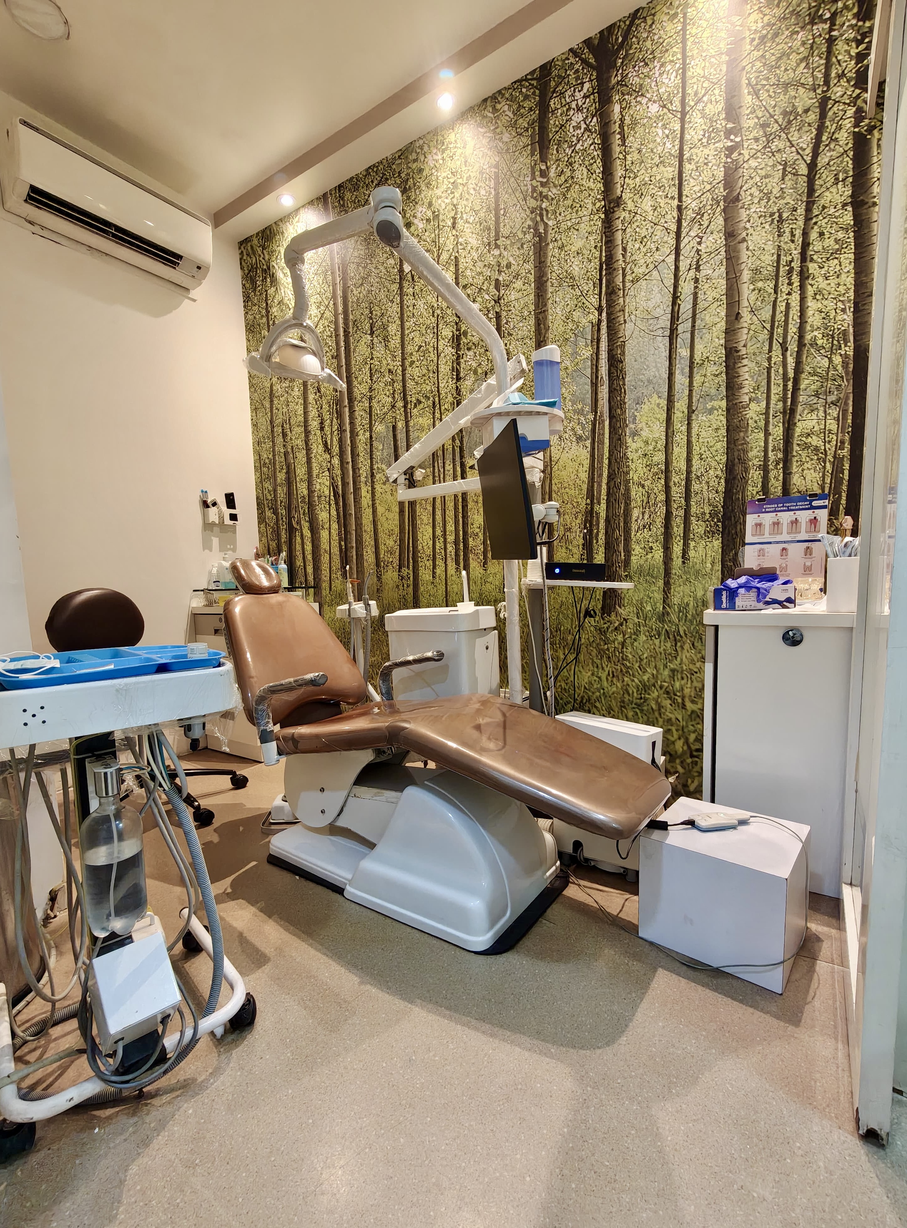 Comfortable waiting area at Soft Touch Dental Clinic